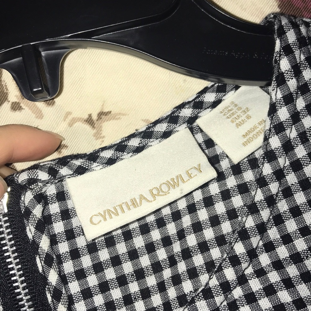 CYNTHIA ROWLEY GINGHAM DRESS!! - Picture 3 of 3